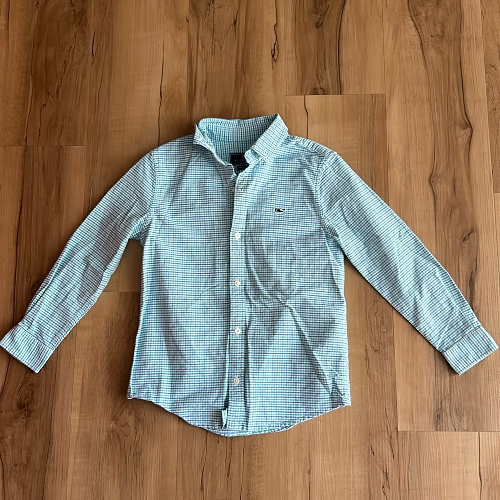 Whale shirt vineyard vines size 7